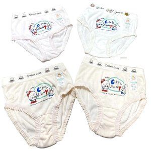 Little Girls Underwear 4 Pairs Dream Bear Panties Brand New - Size 6-9yrs old